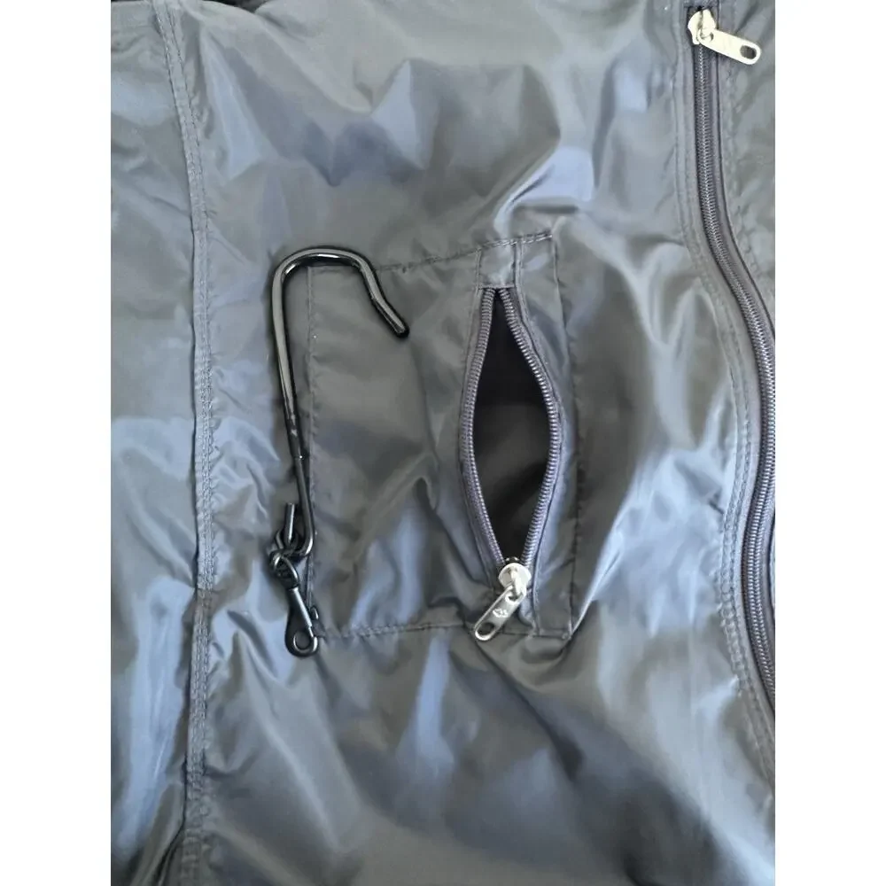 Skyway Gray Trifold Hanging Garment Bag Carry On Travel Luggage Case Organizer